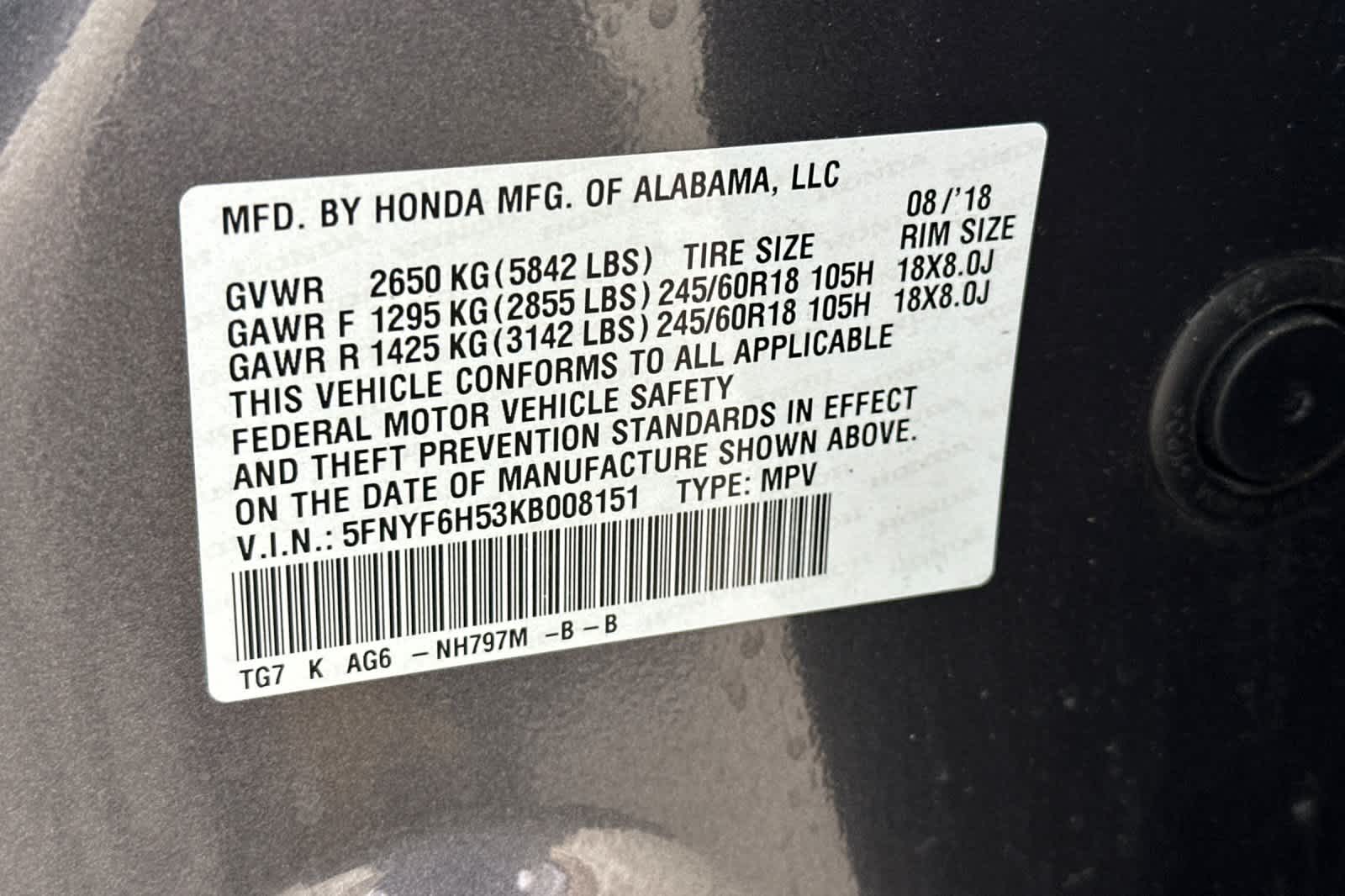 Thumbnail: 2019 Honda Pilot - 30