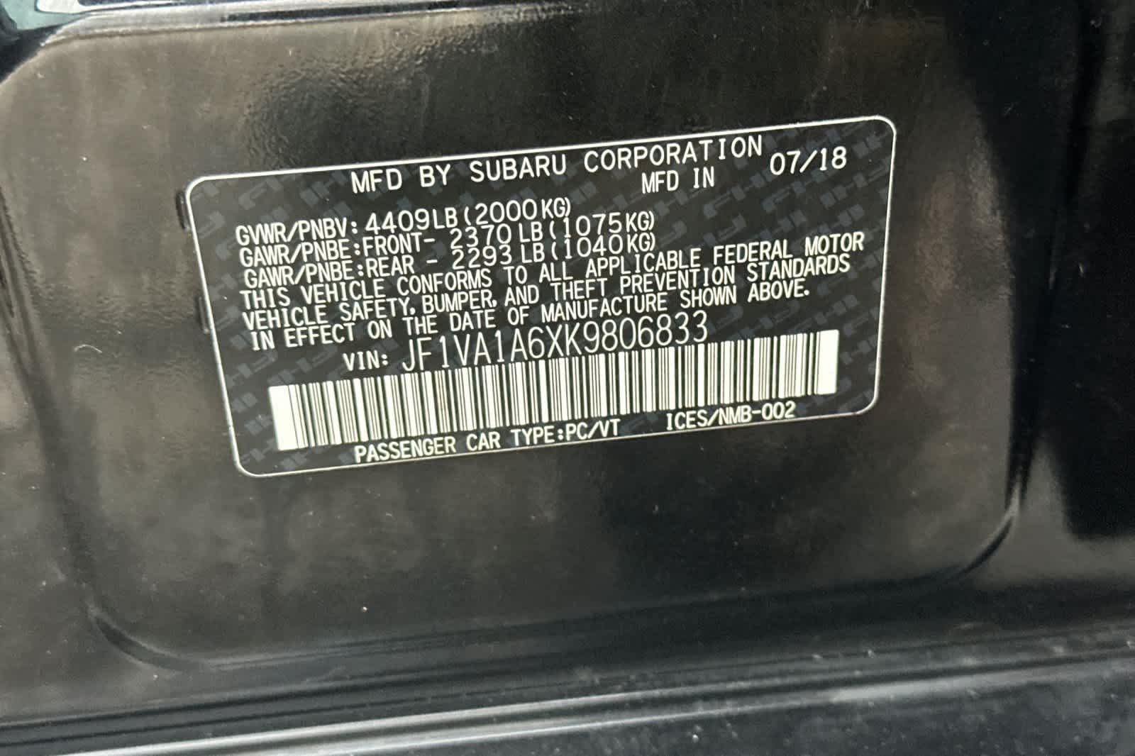 Thumbnail: 2019 Subaru WRX - 26