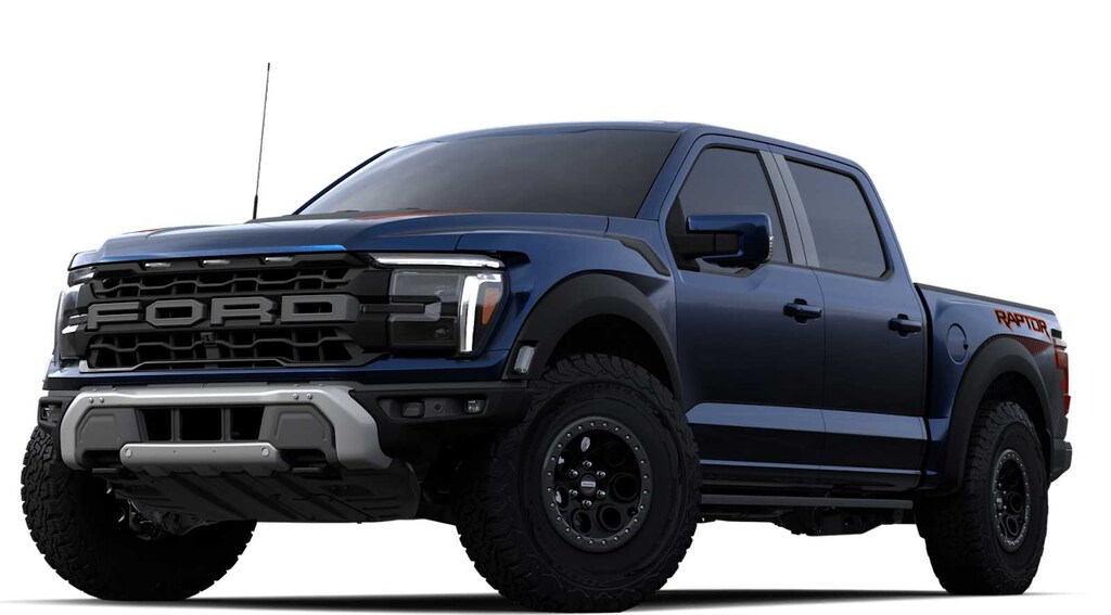 New 2024 Ford F150 Raptor Truck SuperCrew Cab Antimatter Blue For Sale
