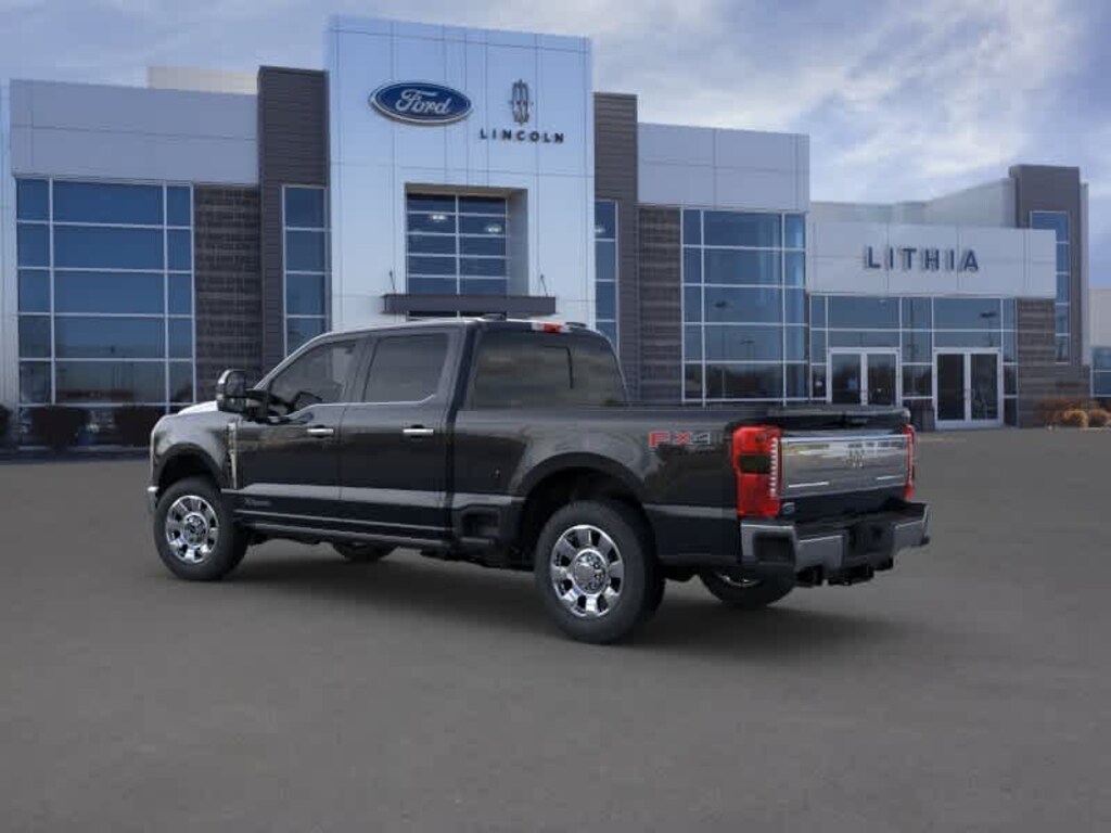 New 2024 Ford F250 F250 King Ranch Truck Crew Cab Agate Black For