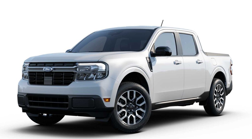New 2024 Ford Maverick Lariat Truck SuperCrew Oxford White For Sale in