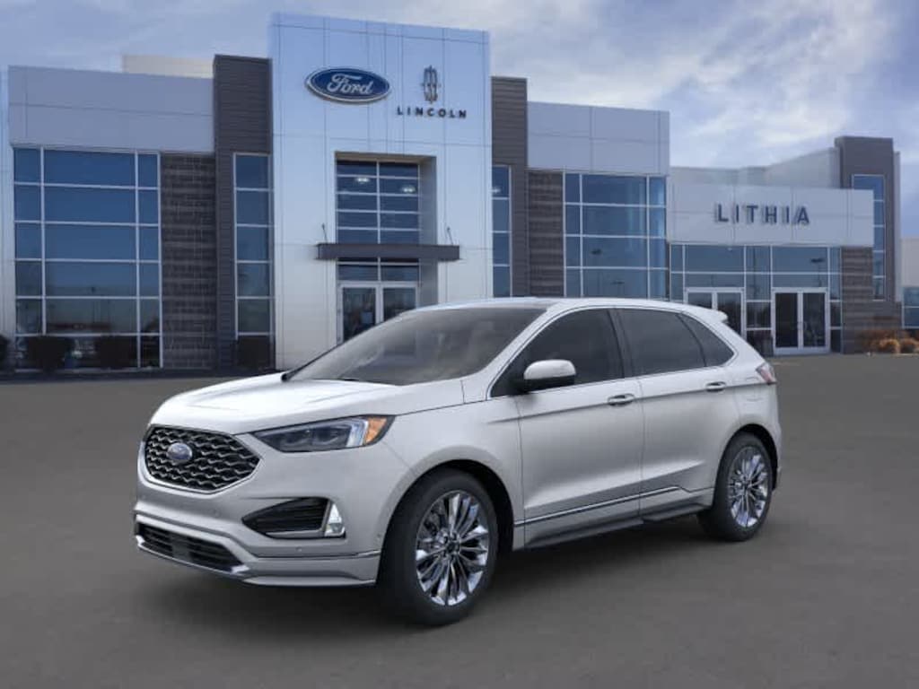 New 2024 Ford Edge Titanium SUV Iconic Silver For Sale in Boise ID