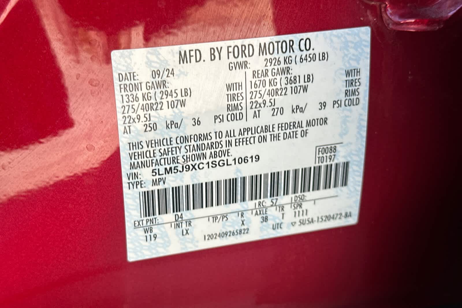 Thumbnail: 2025 Lincoln Aviator - 30