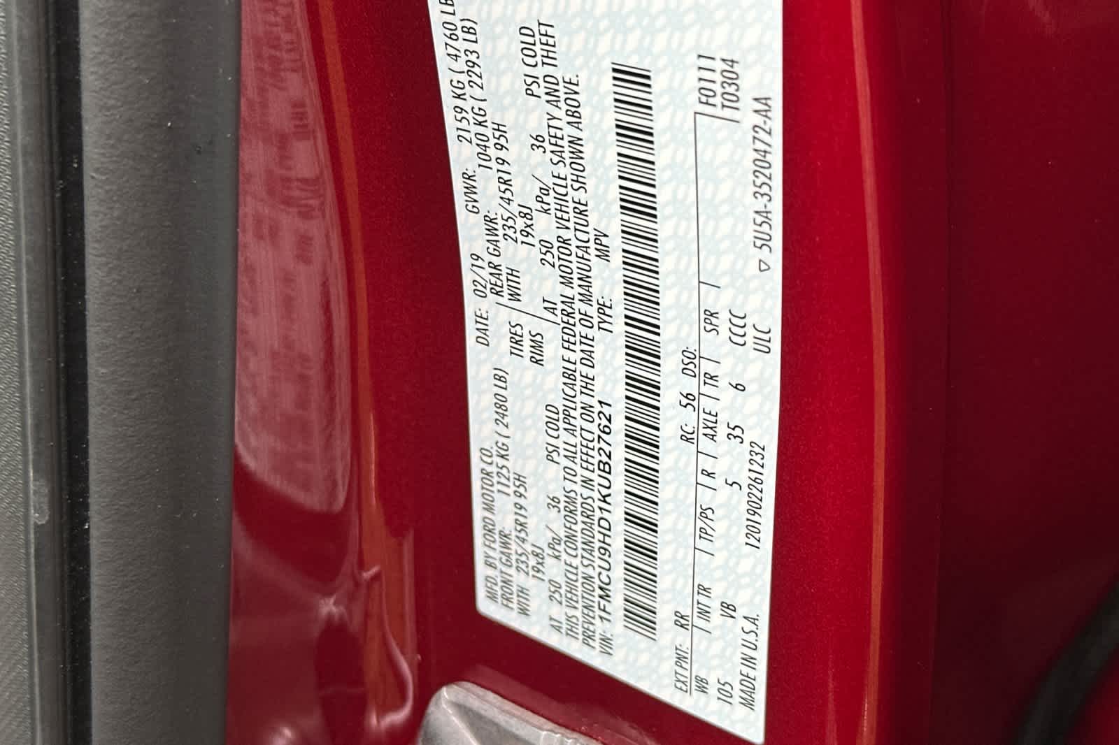 Thumbnail: 2019 Ford Escape - 29