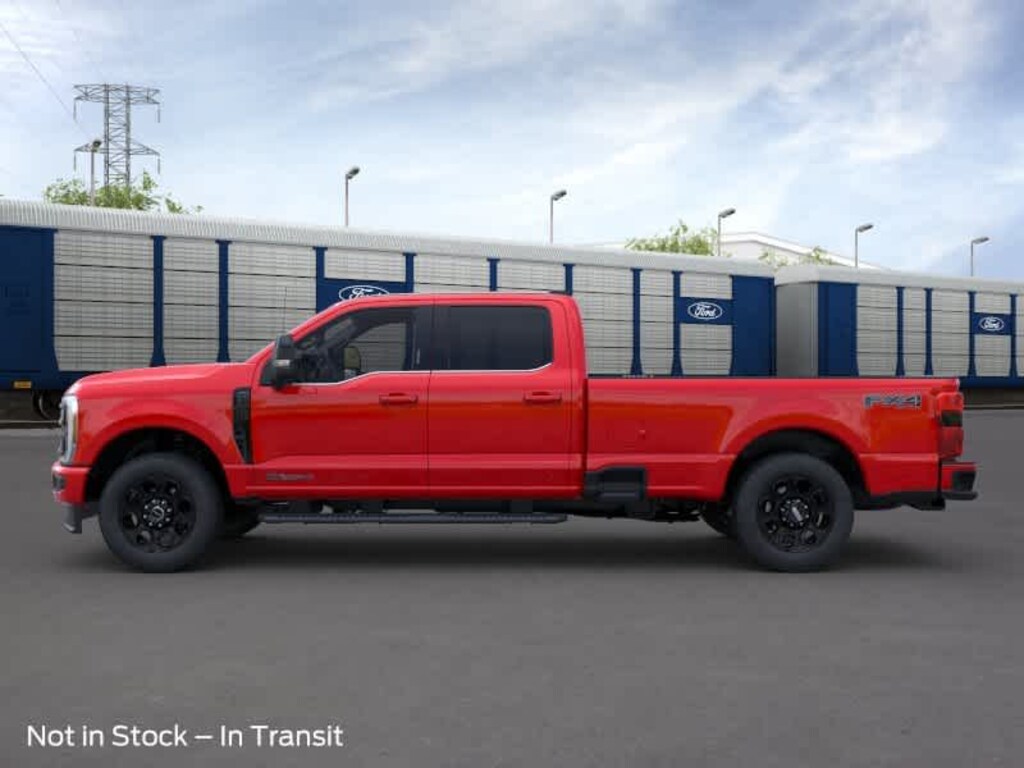 New 2024 Ford F350 F350 Lariat Truck Crew Cab Rapid Red Metallic Tinted Clearcoat For Sale in