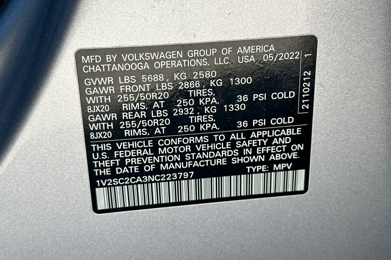 Thumbnail: 2022 Volkswagen Atlas - 29