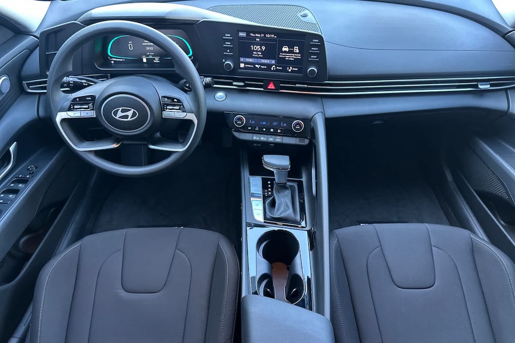 Used 2026 Hyundai Elantra Hybrid Blue Sedan