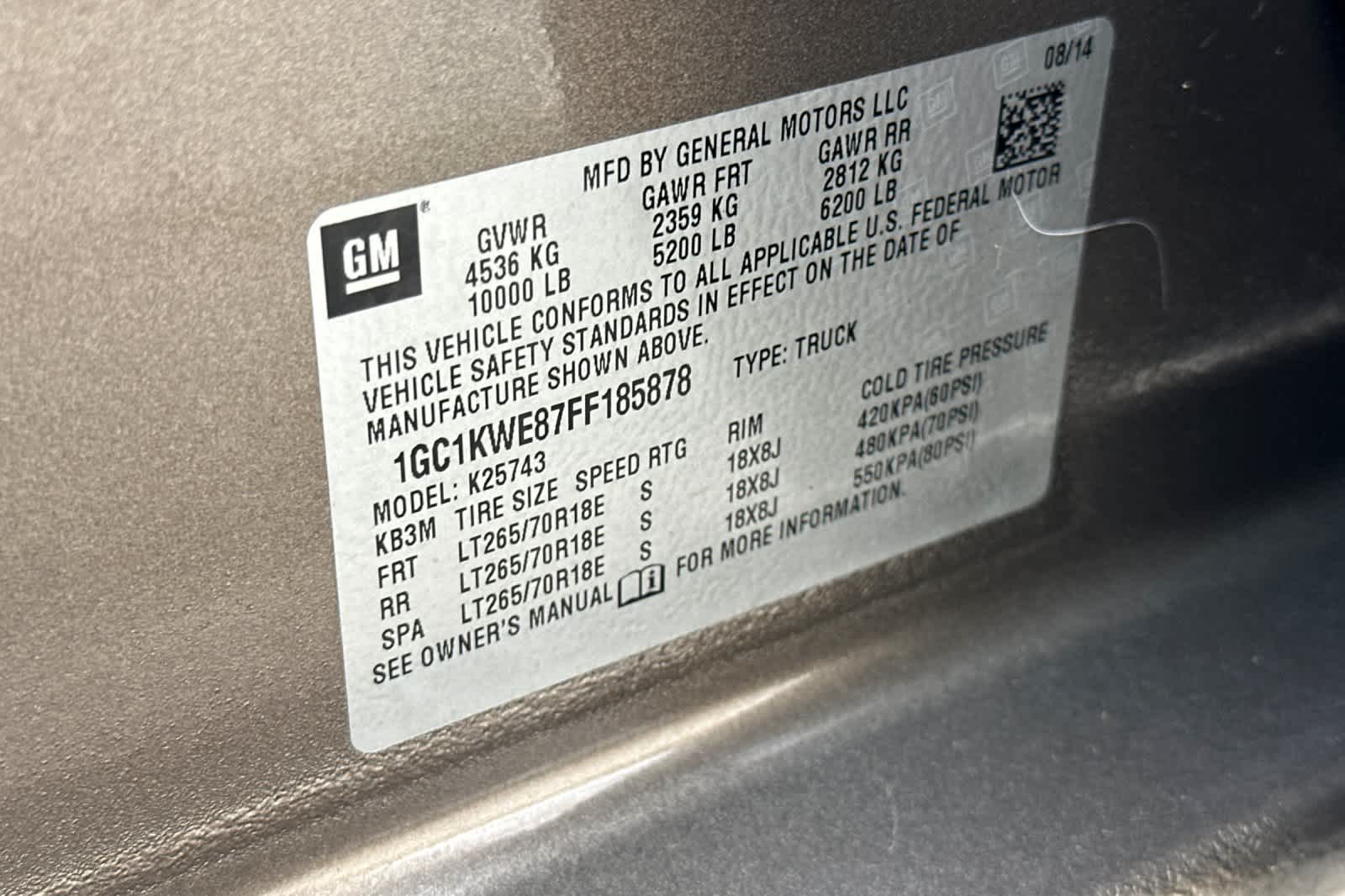 Thumbnail: 2015 Chevrolet Silverado 2500 - 28