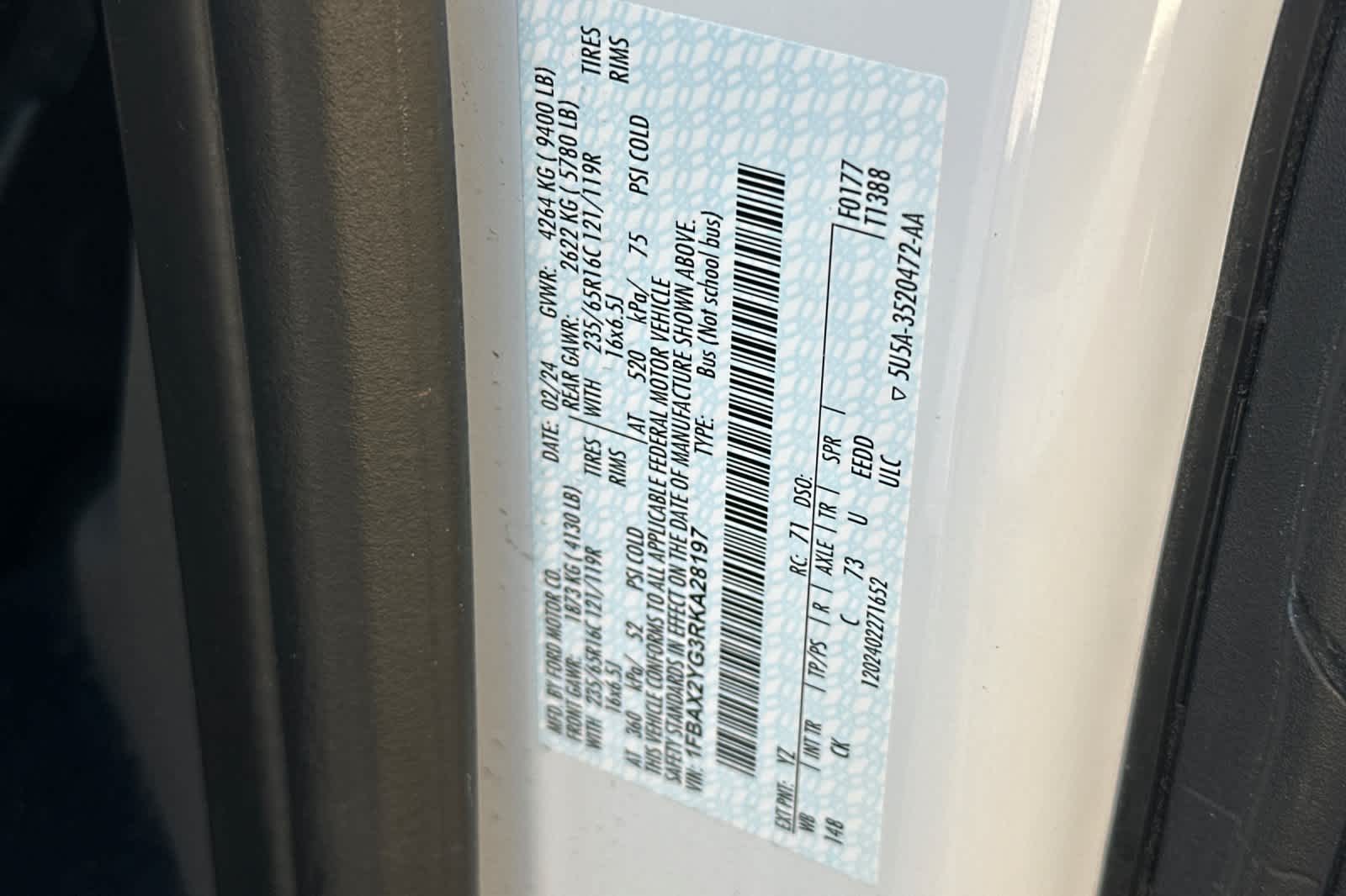 Thumbnail: 2024 Ford Econoline - 29