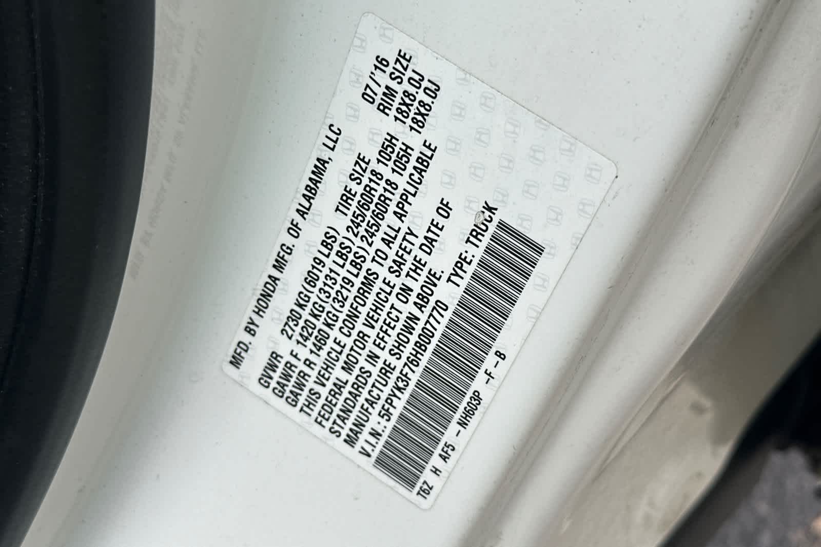 Thumbnail: 2017 Honda Ridgeline - 29