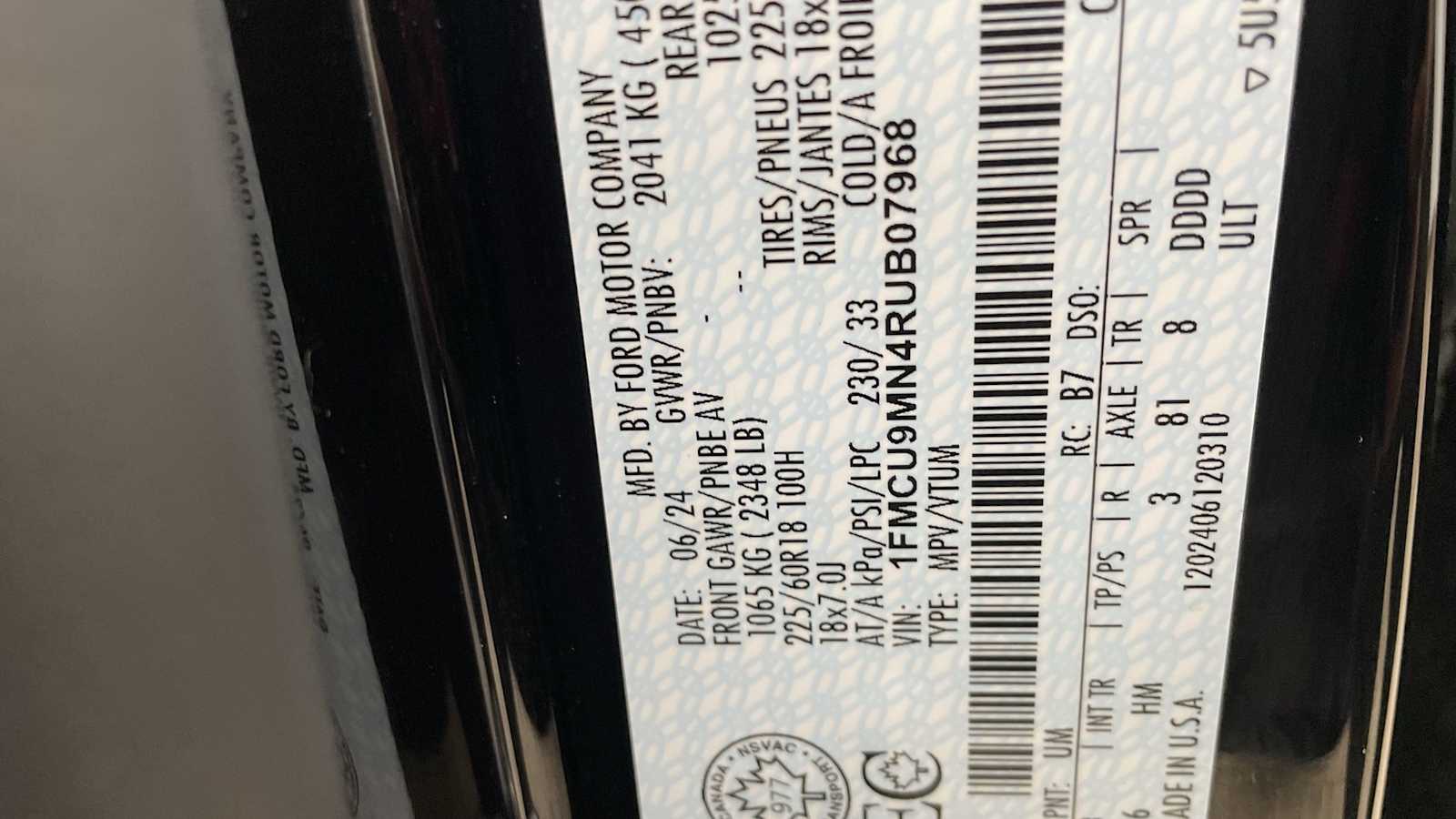 Thumbnail: 2024 Ford Escape - 26