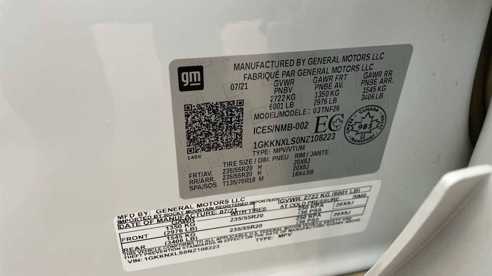 Thumbnail: 2022 GMC Acadia - 32