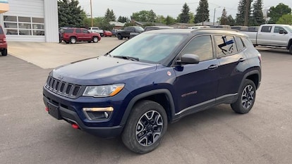 Used 19 Jeep Suv Trailhawk 4x4 Jazz Blue Pearlcoat For Sale At Lithia Motors Stock Ktgv