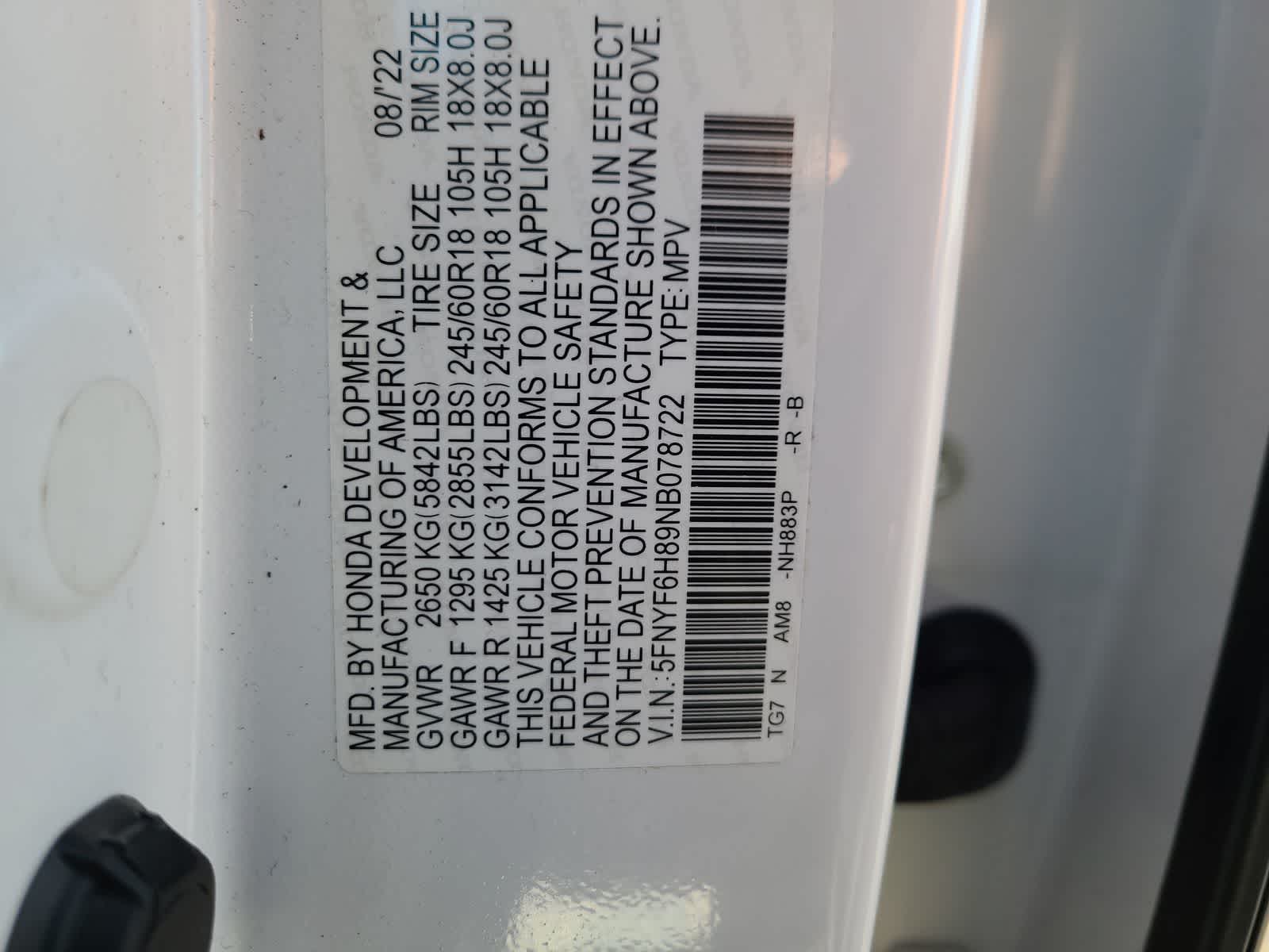 Thumbnail: 2022 Honda Pilot - 29