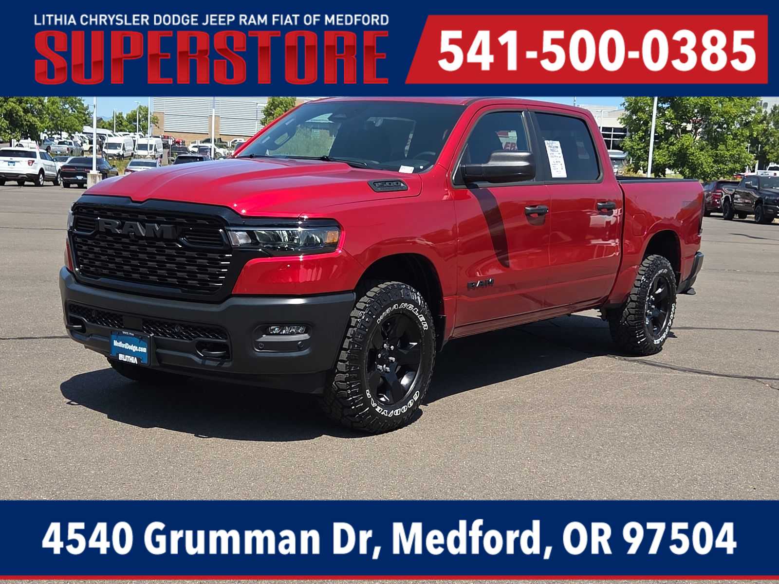 New 2026 Ram 1500 WARLOCK CREW CAB 4X4 5'7 BOX Pickup