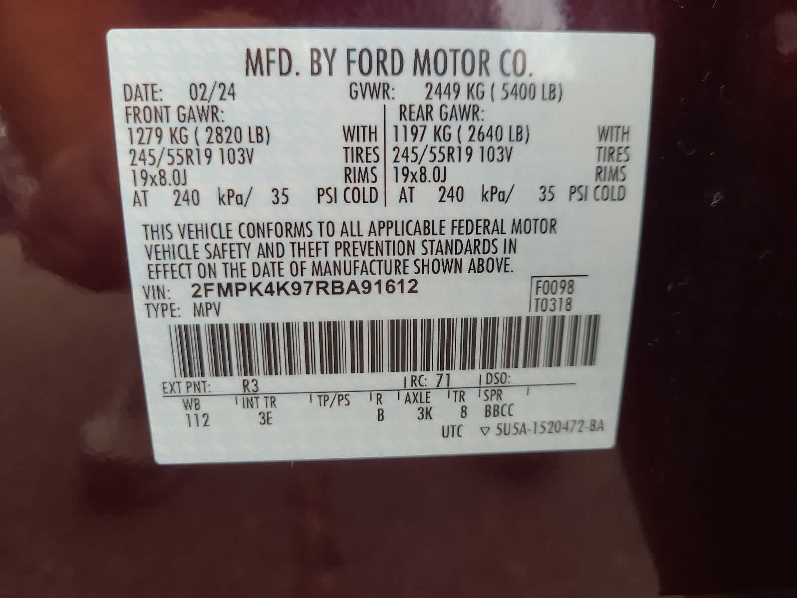 Thumbnail: 2024 Ford Edge - 29