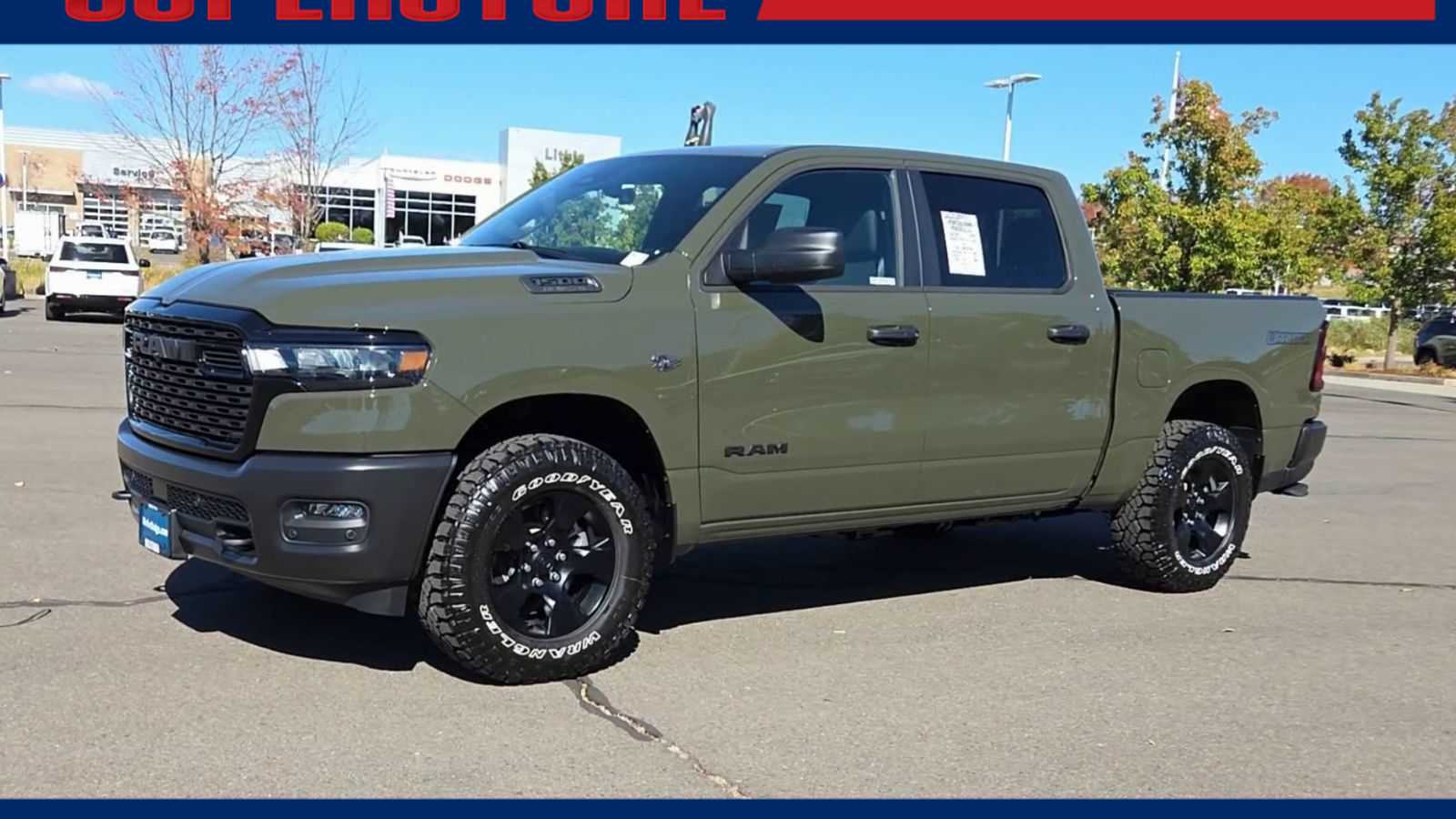 New 2027 Ram 1500 WARLOCK CREW CAB 4X4 5'7 BOX Pickup