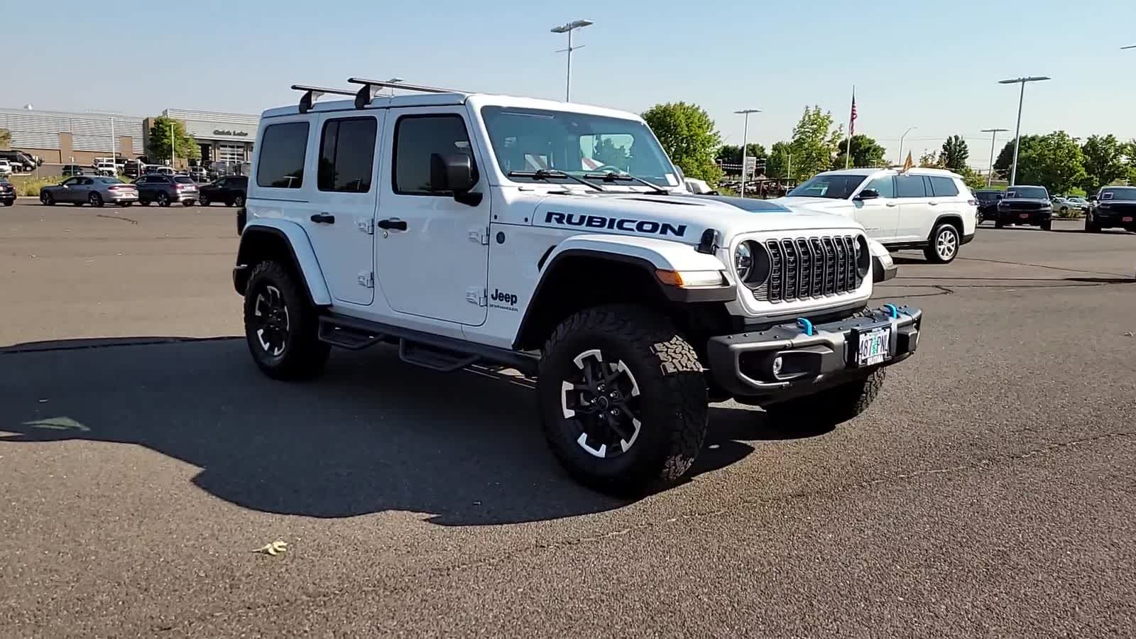 Used 2024 Jeep Wrangler 4xe Rubicon X 4XE with VIN 1C4RJXR6XRW145545 for sale in Medford, OR