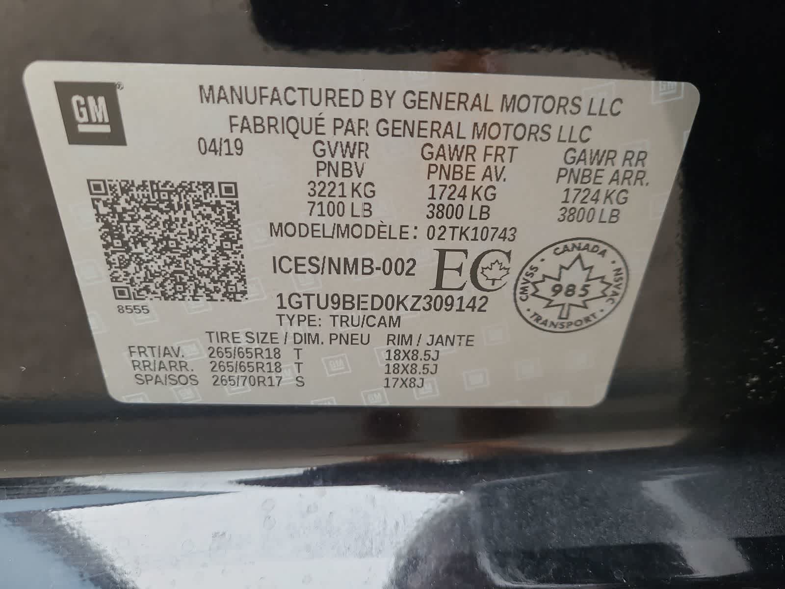 Thumbnail: 2019 GMC Sierra 1500 - 29