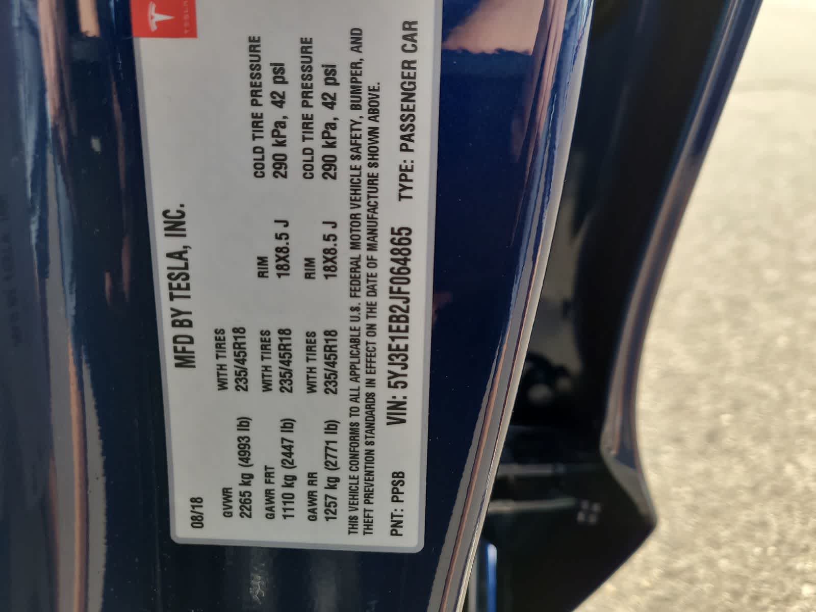 Thumbnail: 2018 Tesla Model 3 - 29