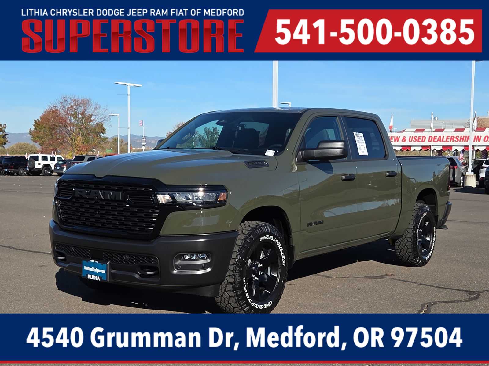 2027 Ram 1500 WARLOCK CREW CAB 4X4 5'7 BOX Pickup