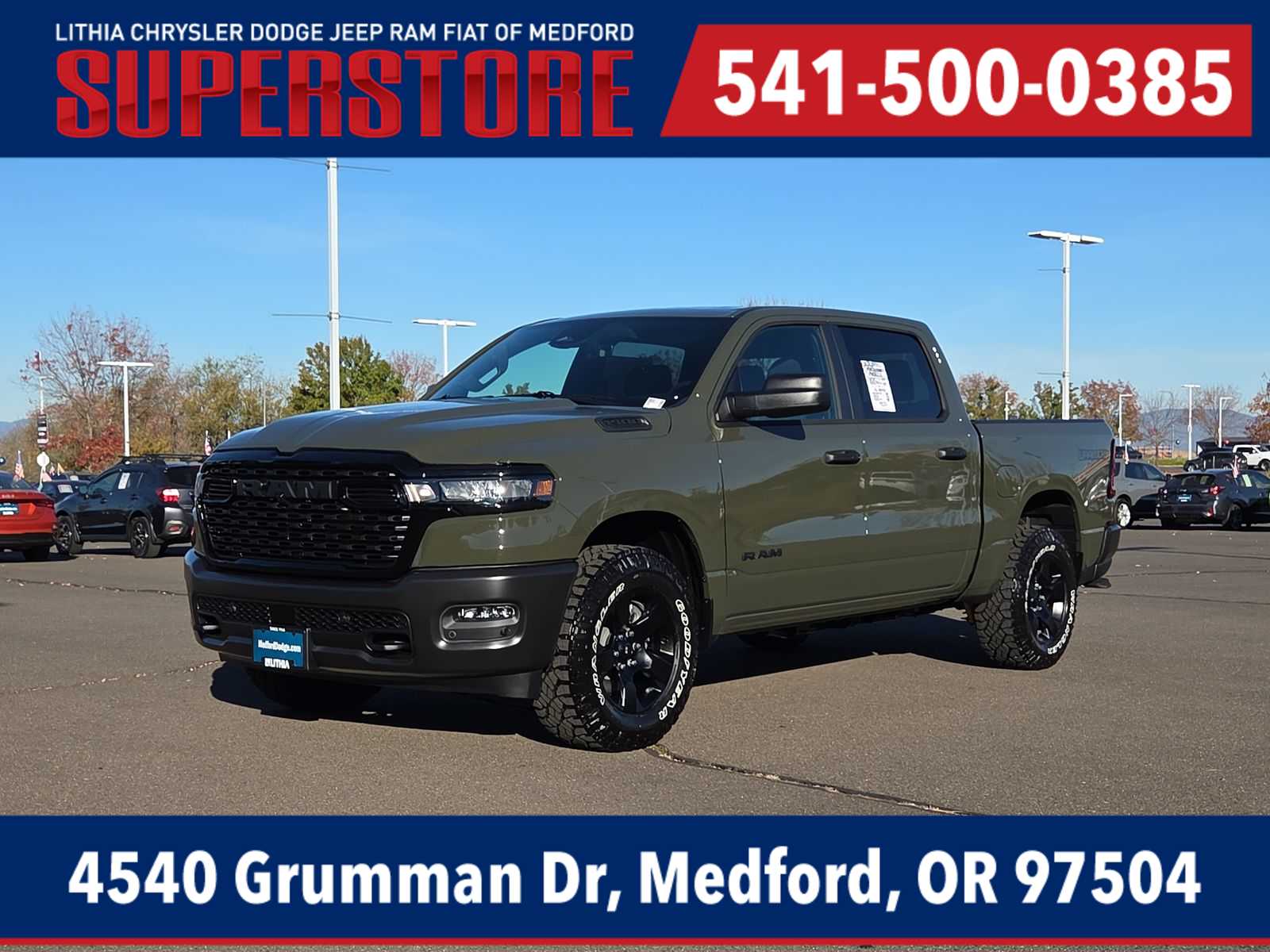 2027 Ram 1500 WARLOCK CREW CAB 4X4 5'7 BOX Pickup