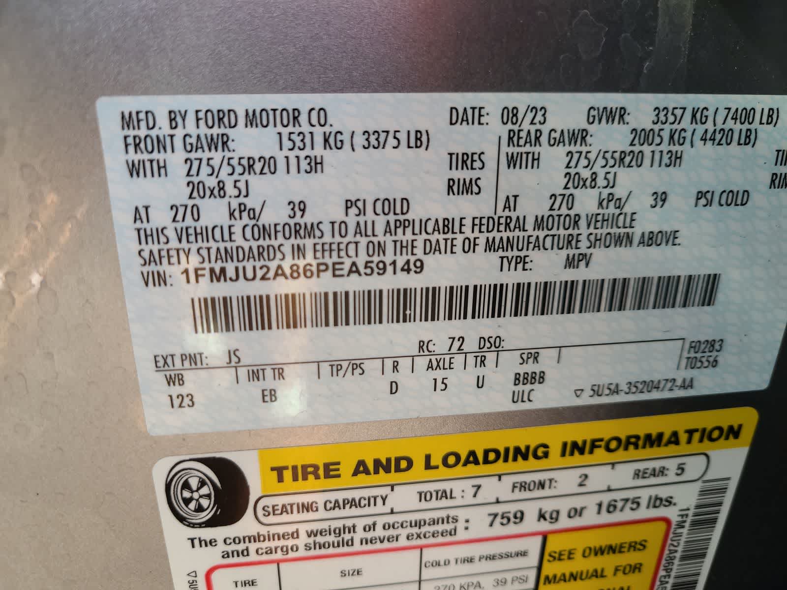 Thumbnail: 2023 Ford Expedition - 29