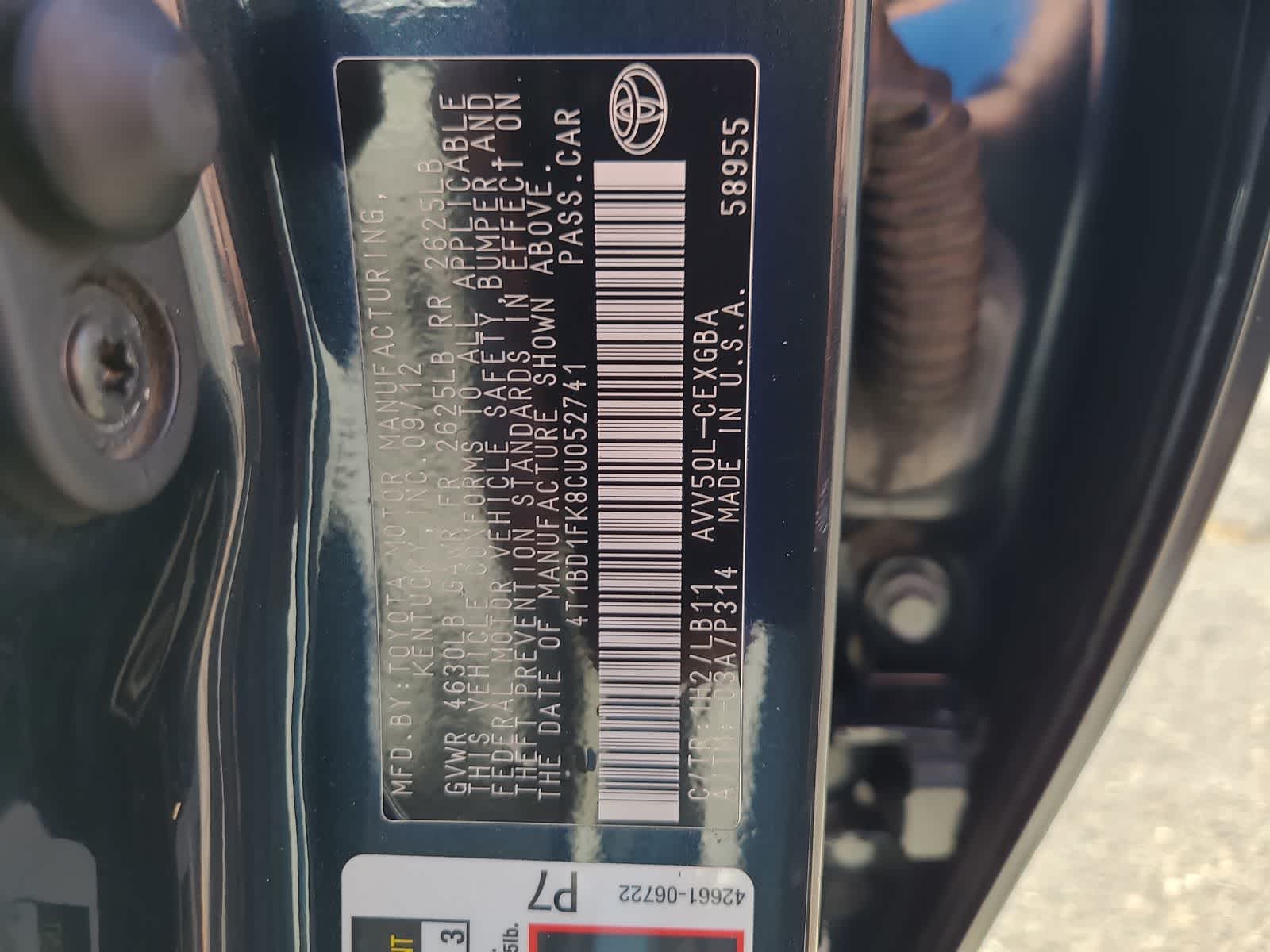 Thumbnail: 2012 Toyota Camry - 29