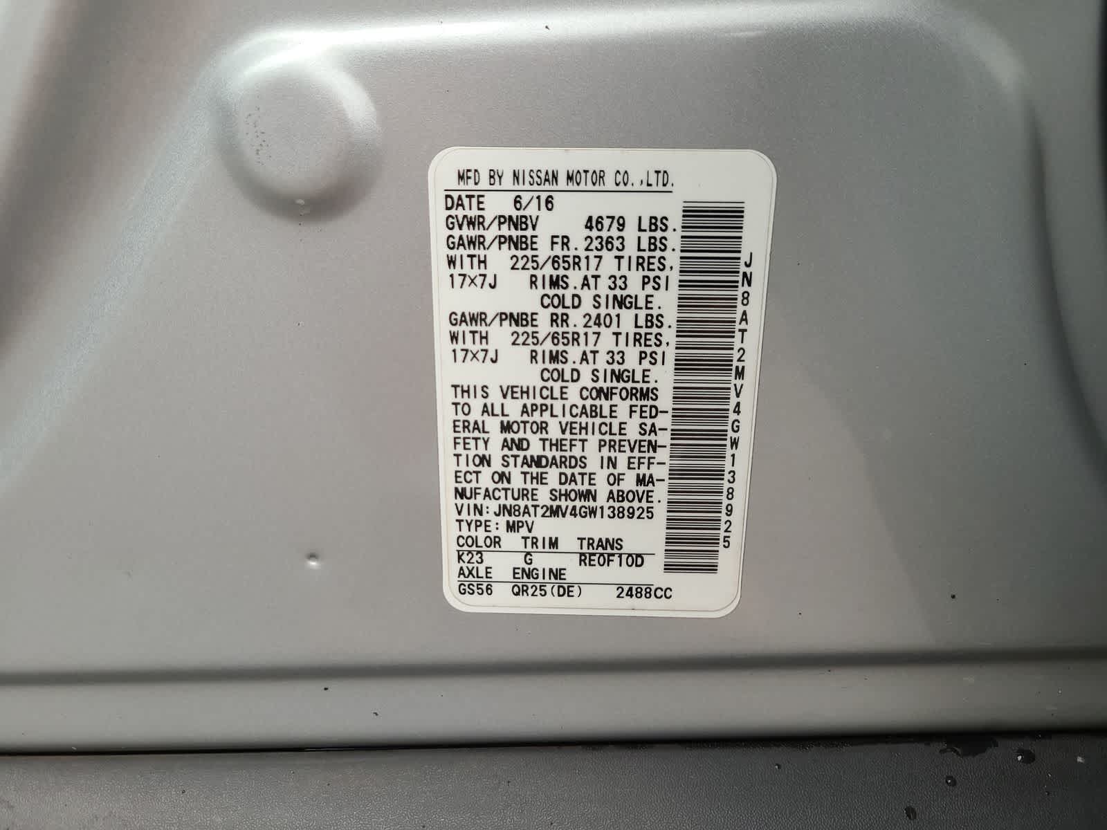 Thumbnail: 2016 Nissan Rogue - 29