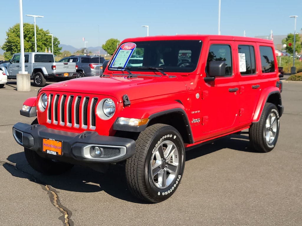 Used 2023 Jeep Wrangler 4-DOOR SAHARA 4X4 SUV