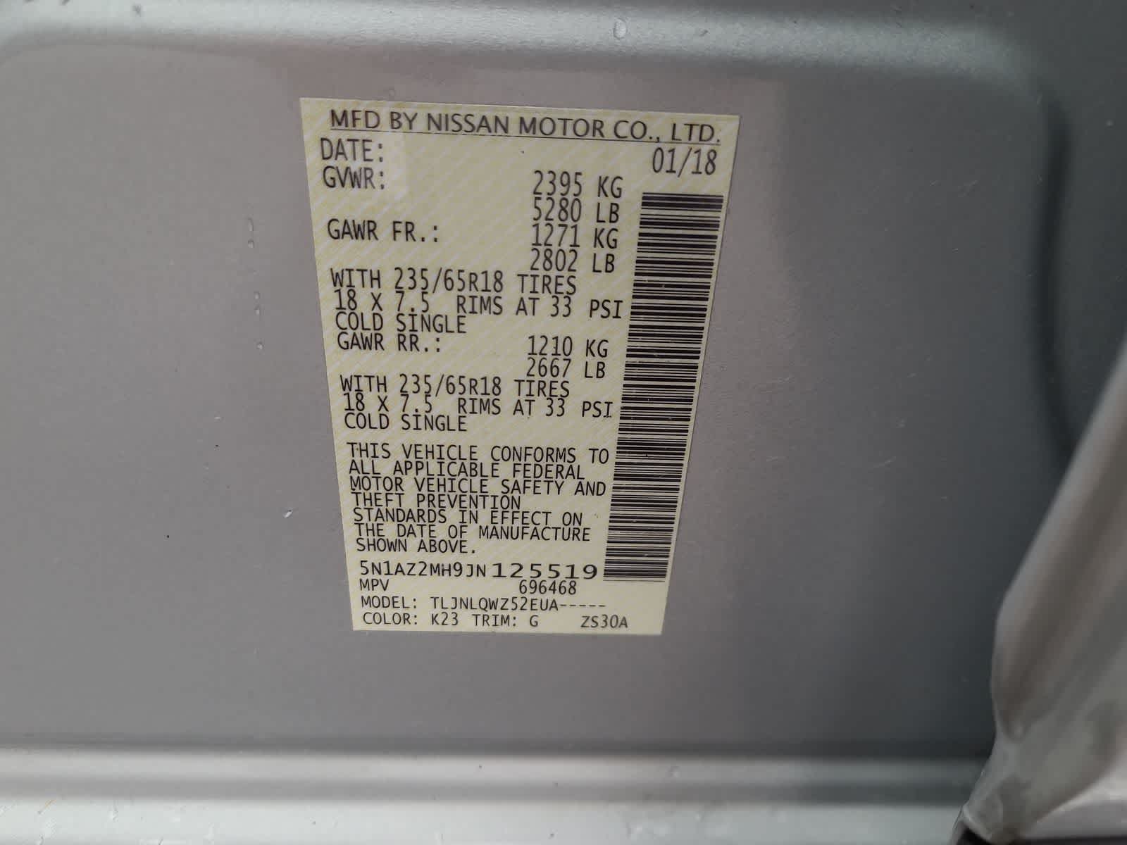 Thumbnail: 2018 Nissan Murano - 29