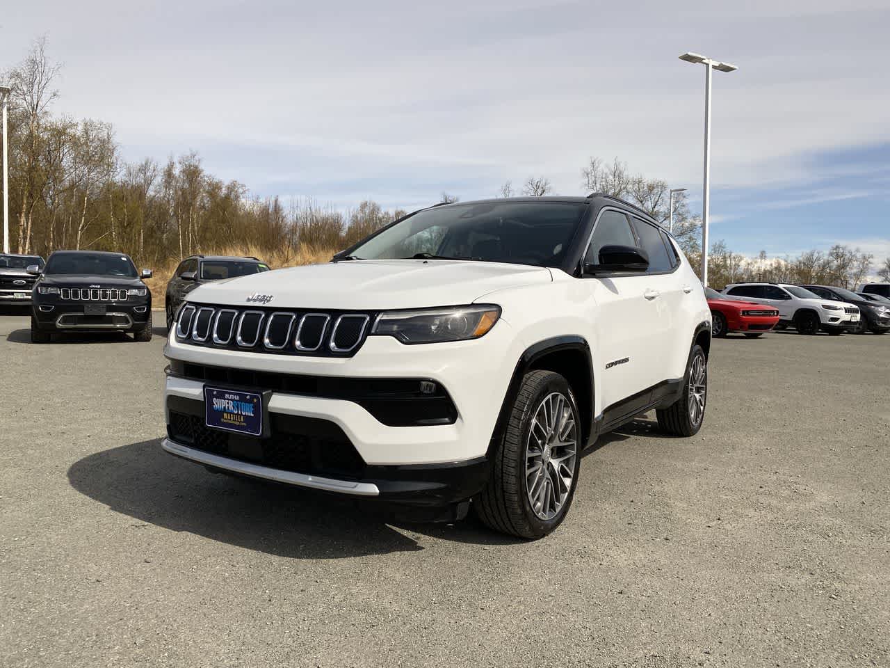 Used 2022 Jeep Compass Limited with VIN 3C4NJDCB1NT203111 for sale in Wasilla, AK