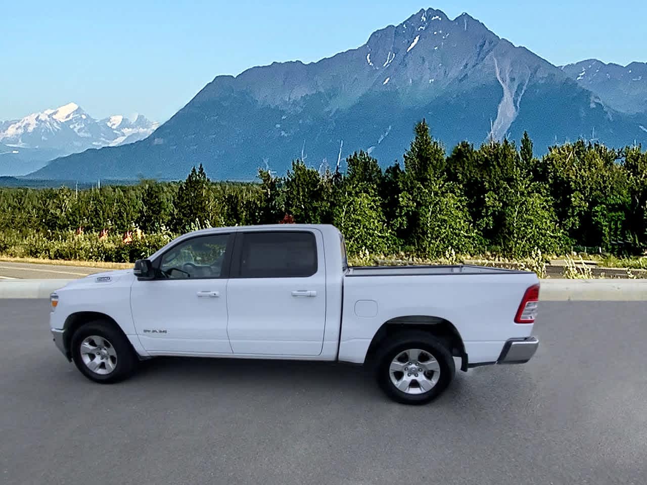 Used 2022 RAM Ram 1500 Pickup Big Horn/Lone Star with VIN 1C6SRFFT7NN179058 for sale in Wasilla, AK