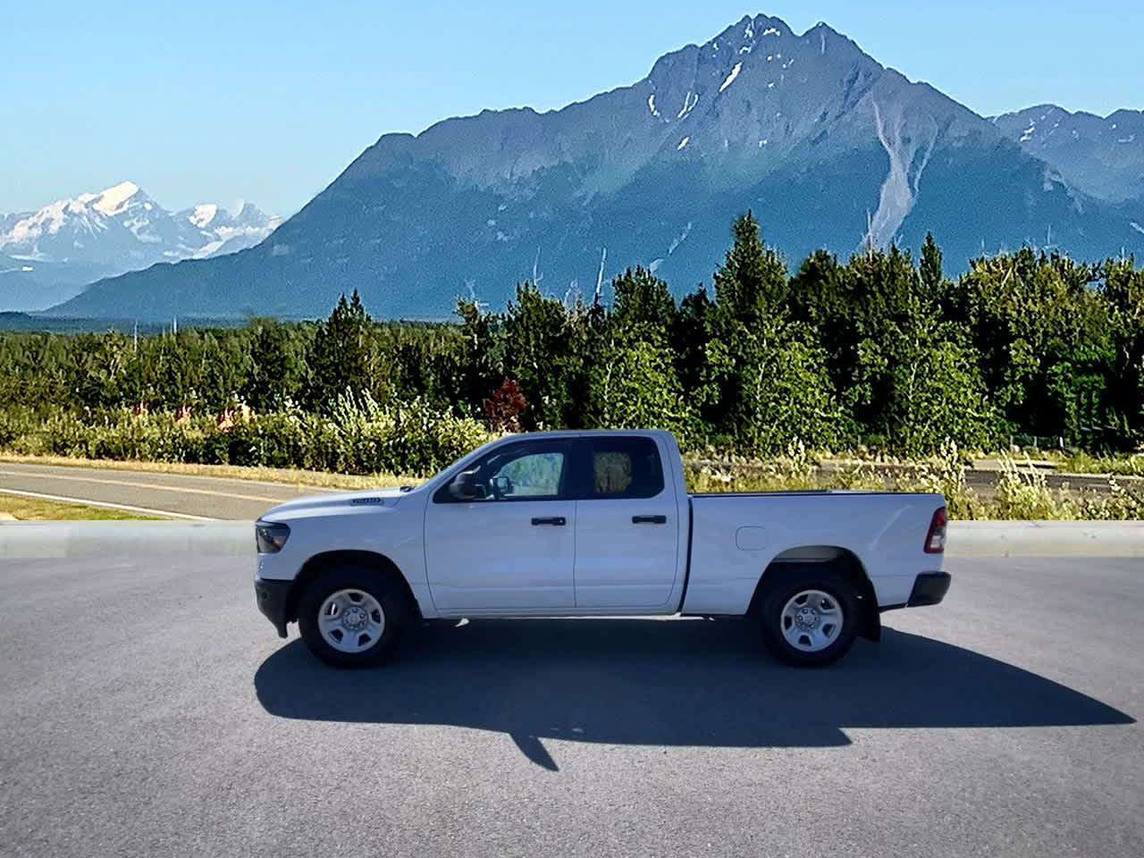 Used 2024 RAM Ram 1500 Pickup Tradesman with VIN 1C6SRFCT3RN155009 for sale in Wasilla, AK