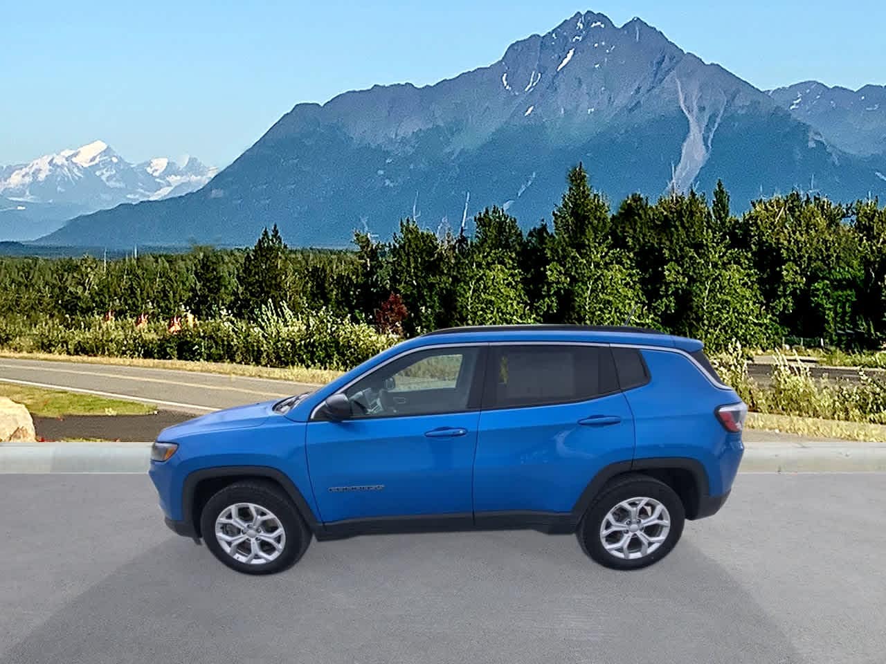 Used 2024 Jeep Compass Latitude with VIN 3C4NJDBN3RT111046 for sale in Wasilla, AK