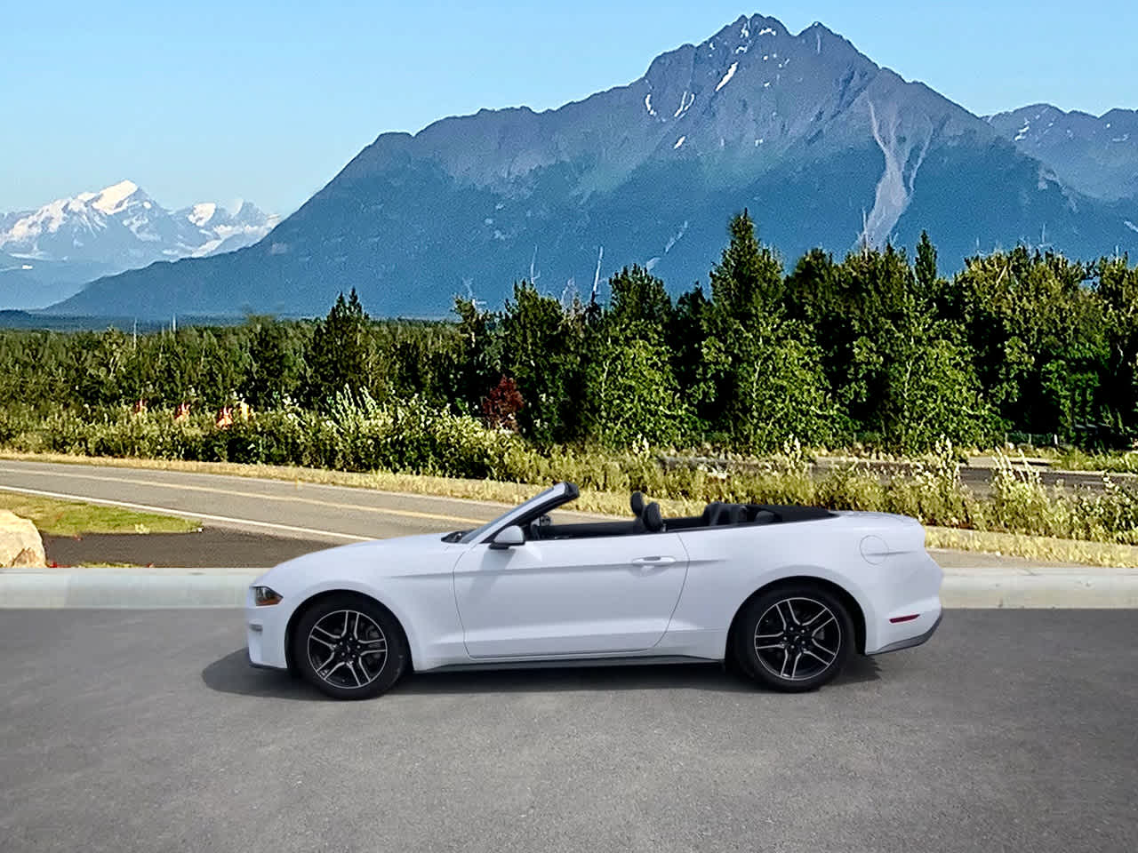 Used 2023 Ford Mustang EcoBoost Premium with VIN 1FATP8UH8P5107291 for sale in Wasilla, AK