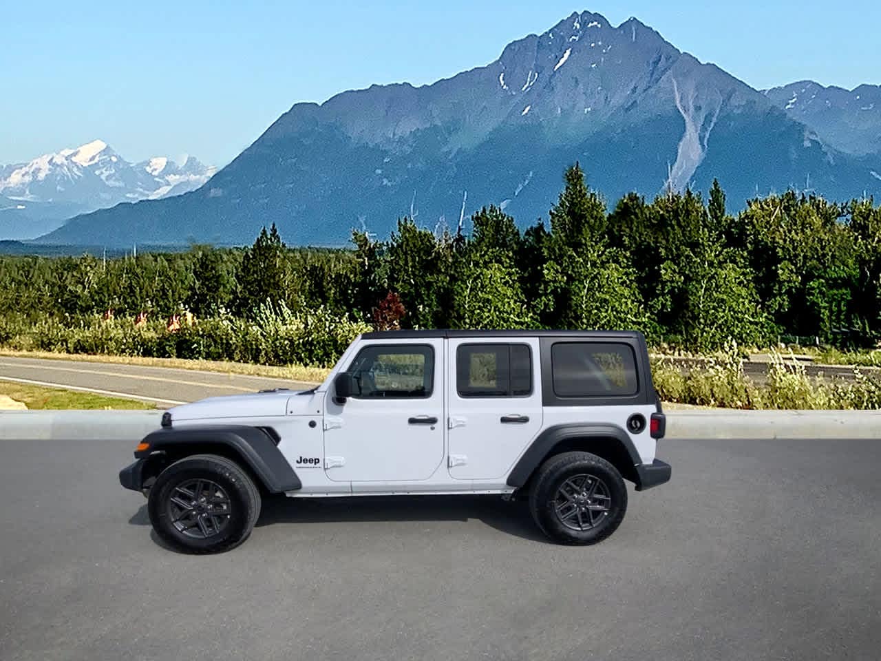 Used 2024 Jeep Wrangler 4-Door Sport S with VIN 1C4PJXDN4RW276217 for sale in Wasilla, AK