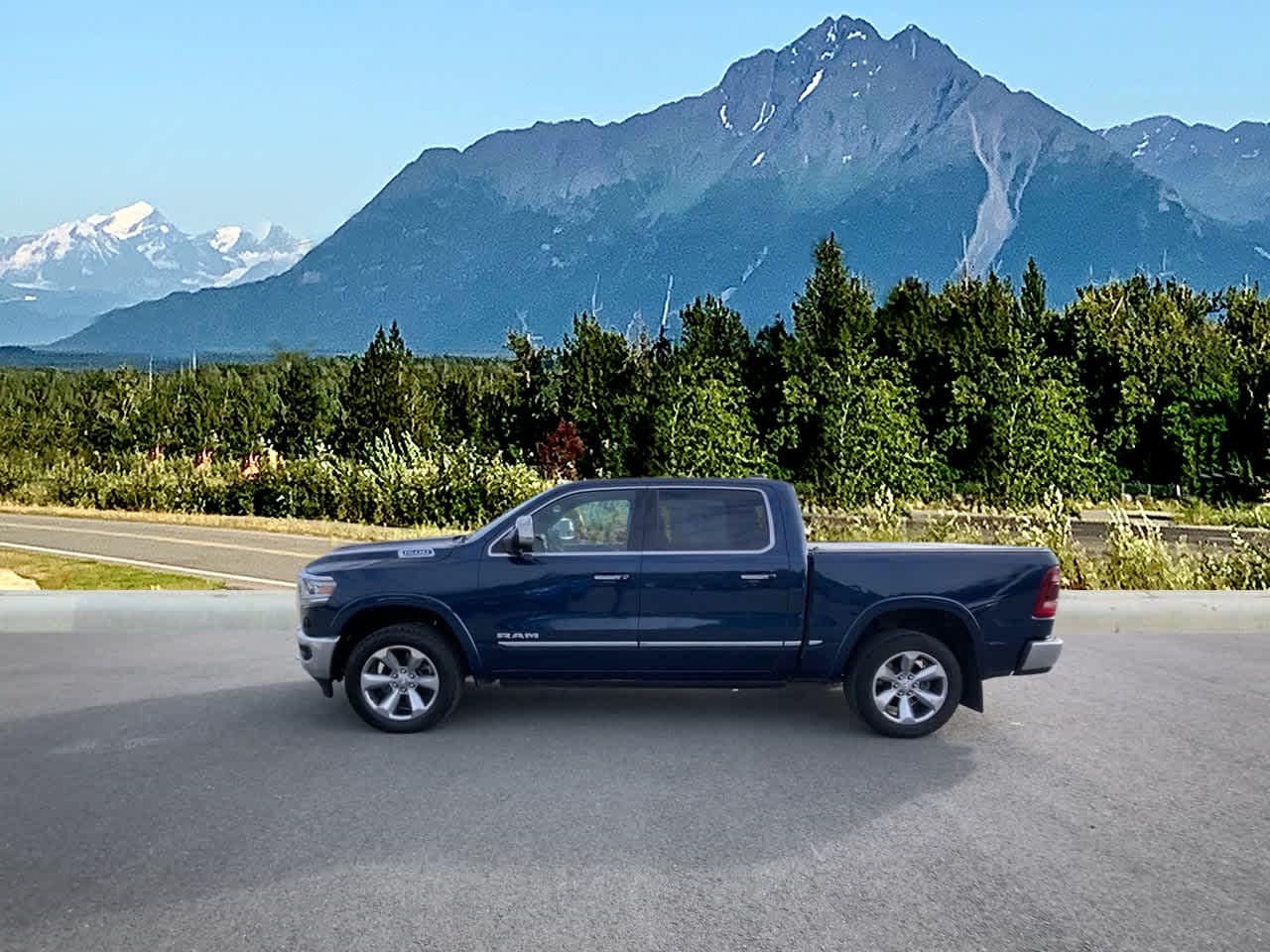 Used 2021 RAM Ram 1500 Pickup Limited with VIN 1C6SRFHT4MN582894 for sale in Wasilla, AK