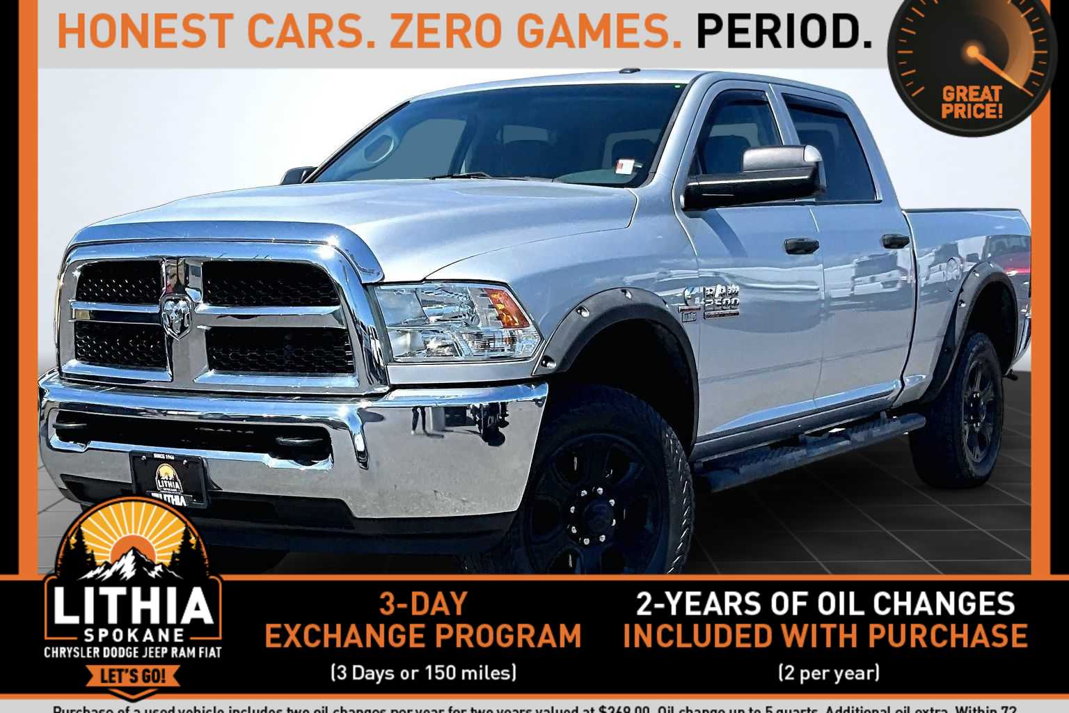 2017 RAM 2500 Tradesman -
                  Spokane, WA