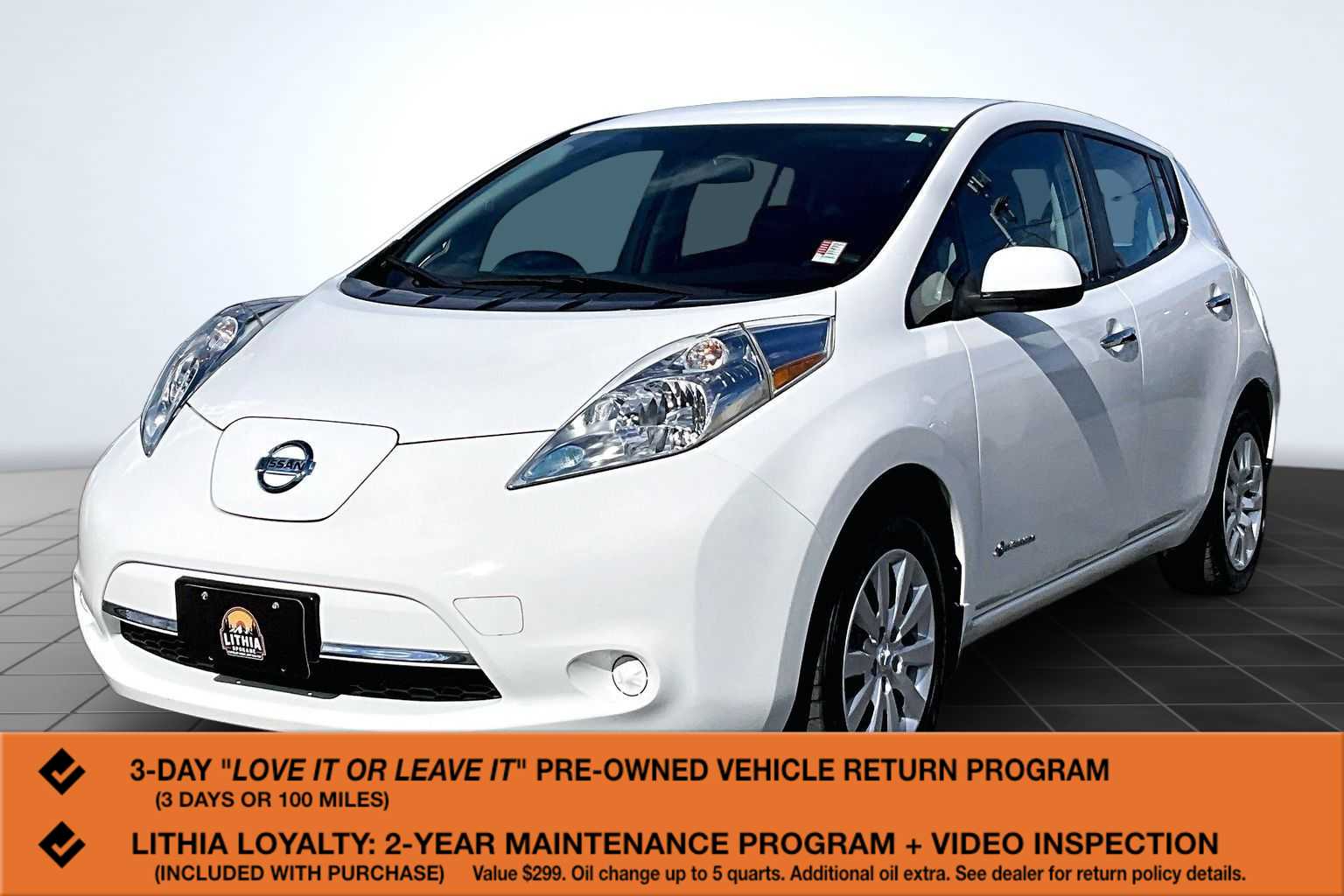2016 Nissan Leaf S -
                  Spokane, WA