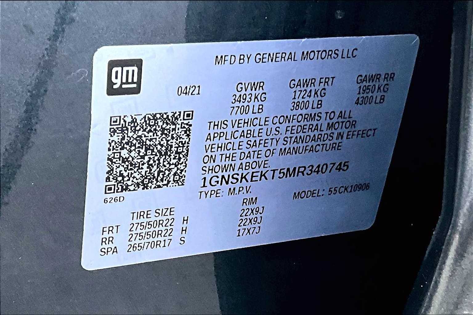 Thumbnail: 2021 Chevrolet Suburban - 21