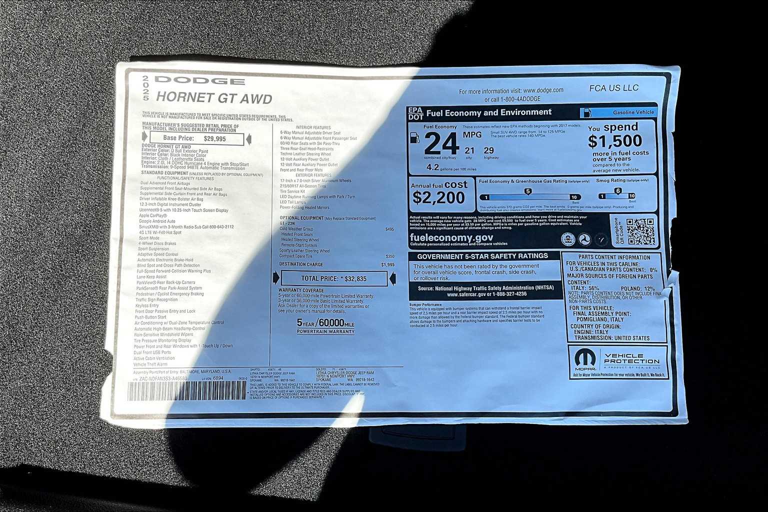 Thumbnail: 2025 Dodge Hornet - 23