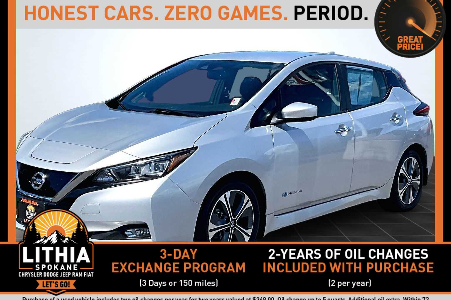 2018 Nissan Leaf SV -
                  Spokane, WA