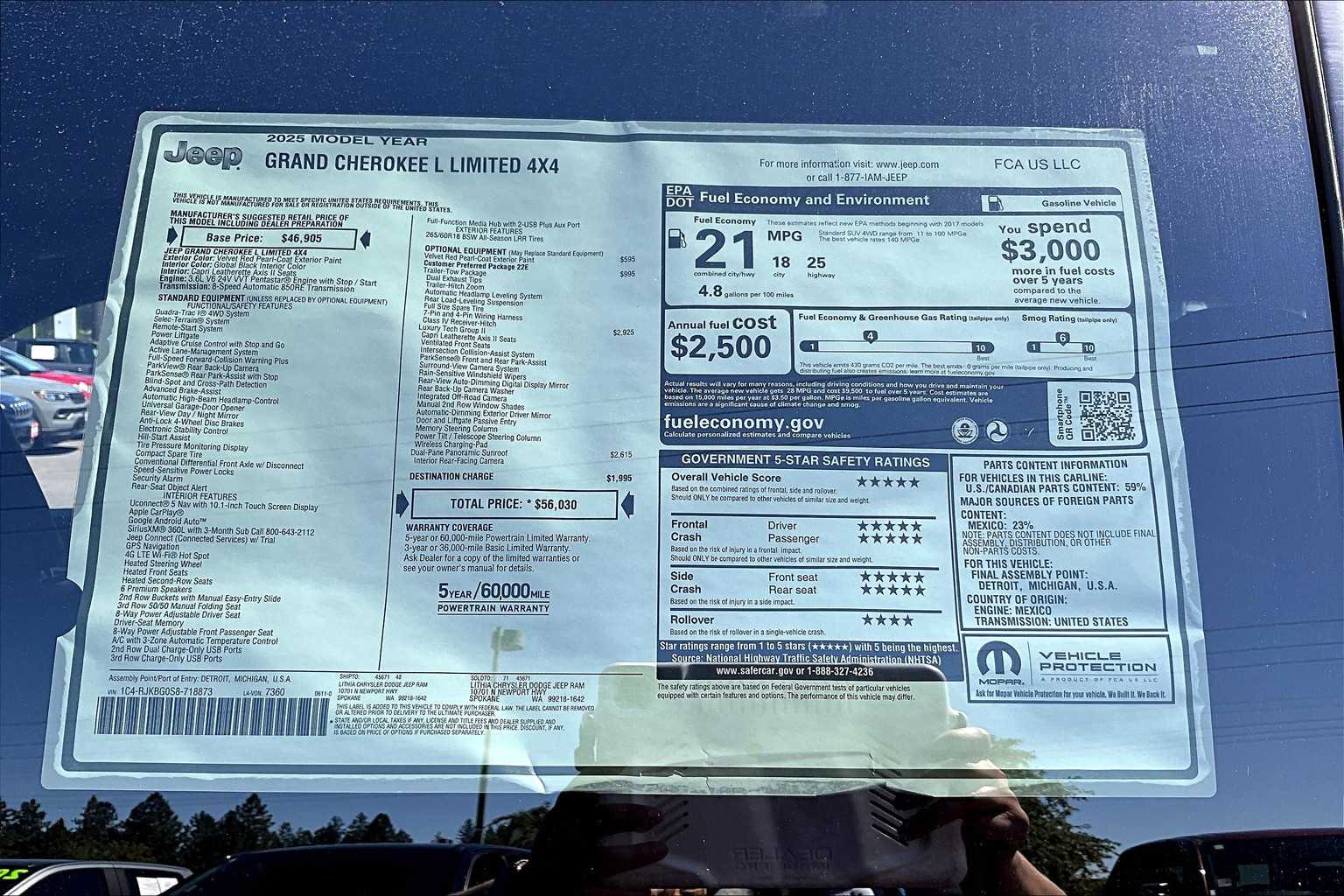 Thumbnail: 2025 Jeep Grand Cherokee L - 23