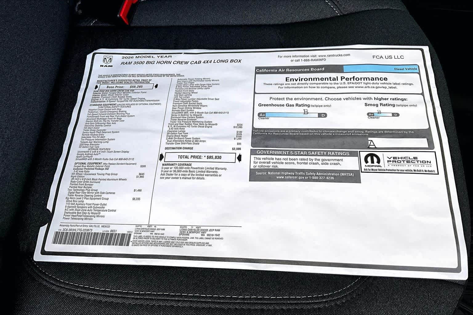 Thumbnail: 2026 RAM 3500 - 23