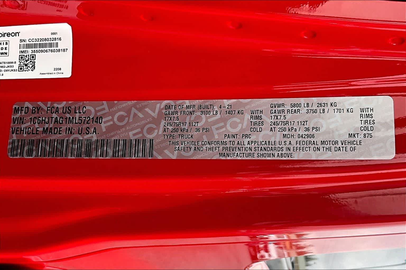 Thumbnail: 2021 Jeep Gladiator - 21