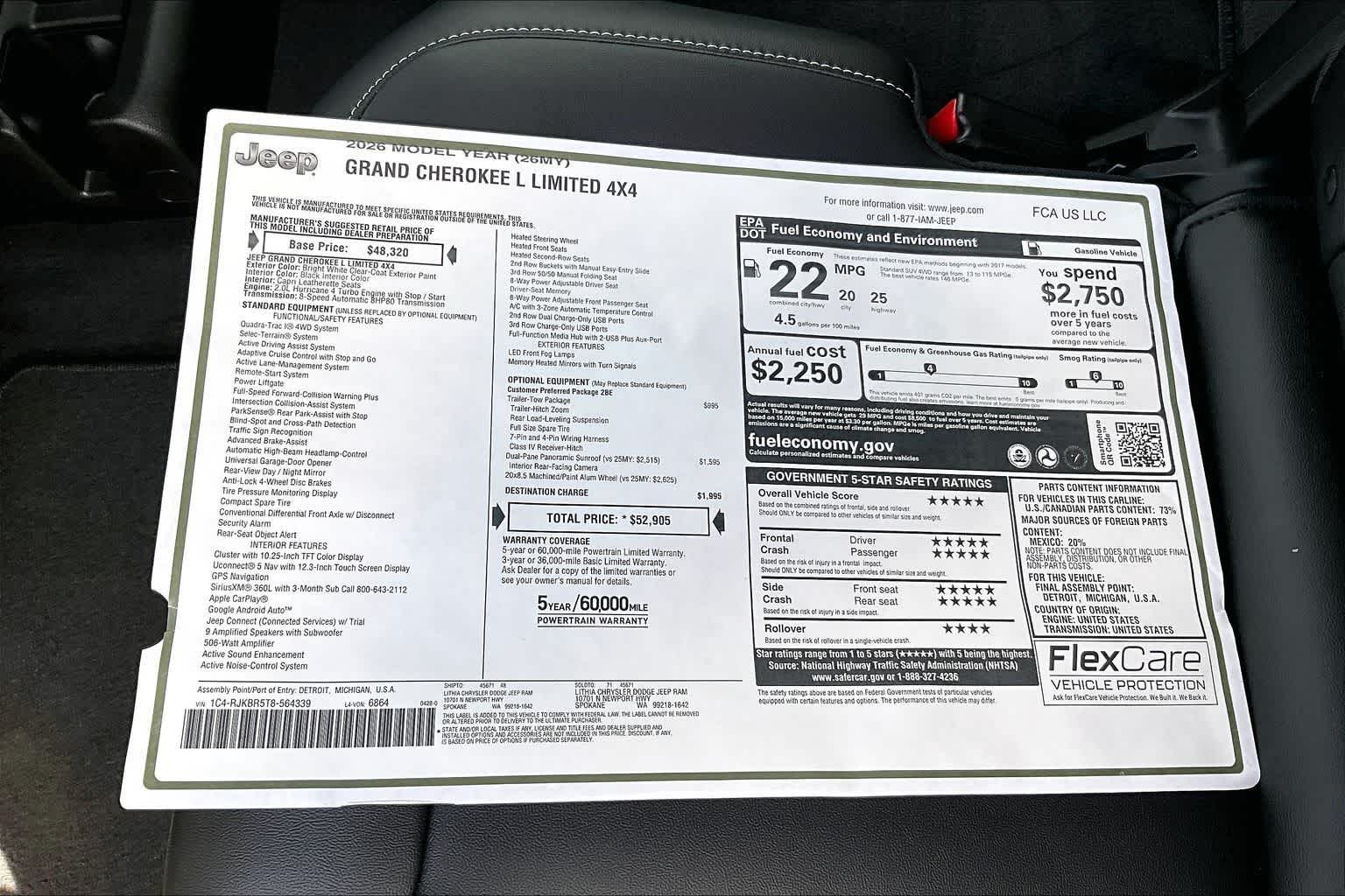 Thumbnail: 2026 Jeep Grand Cherokee L - 23