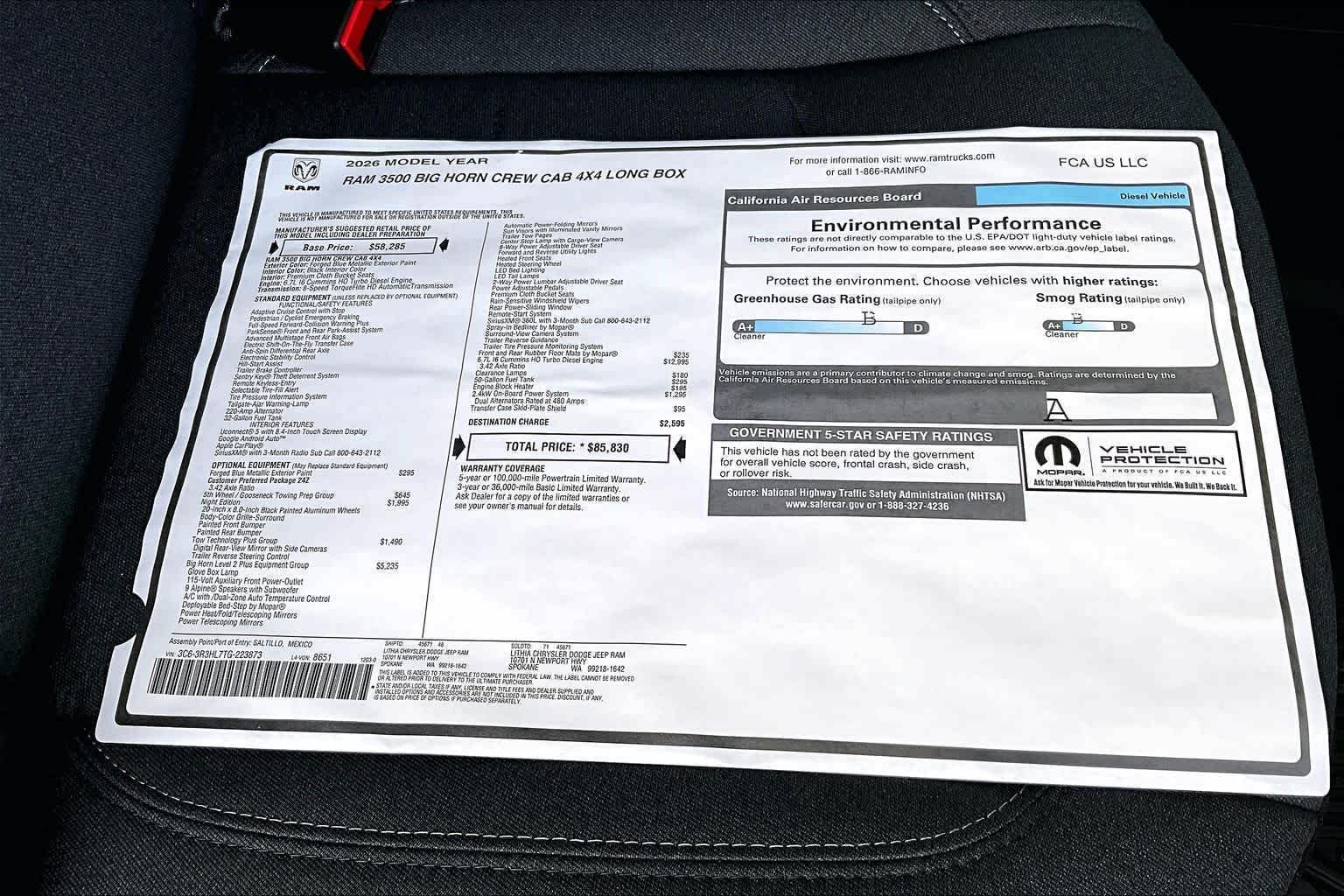 Thumbnail: 2026 RAM 3500 - 24