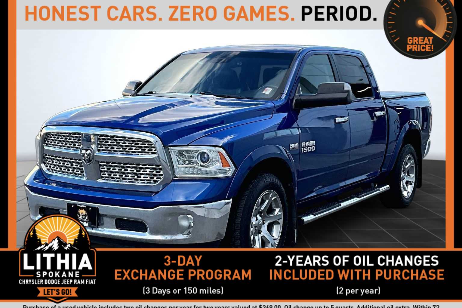 2017 RAM 1500 Laramie Crew Cab 4x4 5'7" Box's photo