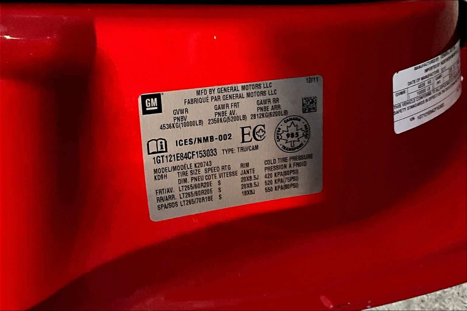 Thumbnail: 2012 GMC Sierra 2500 - 21